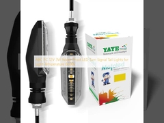 ABC PC 12V 3W กันน้ํา LED ปรับสัญญาณไฟท้ายสําหรับอุณหภูมิแสง 6500k