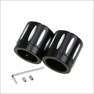 Motorcycle CNC Edge Cut Front Axle Nut Cover Bolt Kit For Honda Suzuki Kawasaki Yamaha Harley Shadow VT 750 1100 Bobber