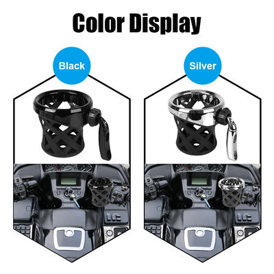 Motorcycle Universal Handlebar Cup Bottle Holder Drink Mesh Mount for Harley Honda Goldwing F6B GL1800 Yamaha Ducati Suzuki