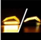YAYE Motorcycle 2385 Water Flow Lamp Beads LED Turn Signal Warning Light