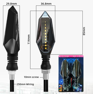 YAYE Motorcycle Turn Signal Light Universal Steering Lamp LED Bulb Headlight Indicator Normal Light 3W DC12V