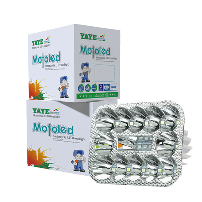 มอเตอร์ไซค์ทั่วไปไฟหน้า LED ภายใน DC12V 45W 4500LM การสร้างที่ยั่งยืน