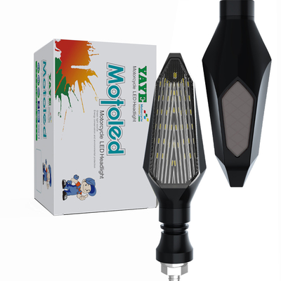 DC12V โวลเตชั่น กันน้ํา มอเตอร์ไซค์ LED ไฟสัญลักษณ์การหัน 2PCS ภายใน 120mm * 30mm